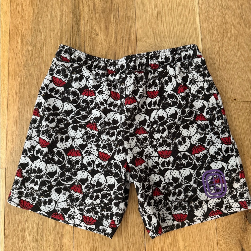 Skull Print Overtime Shorts
